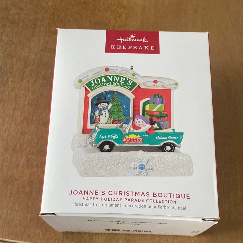Hallmark 2023 Holiday Parade JOANNE'S CHRISTMAS BOUTIQUE Ornament